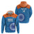 Custom India Cricket Hoodie Go Women In Blue - Wonder Print Shop