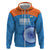 Custom India Cricket Hoodie Go Women In Blue - Wonder Print Shop