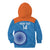 Custom India Cricket Kid Hoodie Go Women In Blue - Wonder Print Shop