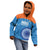 Custom India Cricket Kid Hoodie Go Women In Blue - Wonder Print Shop