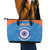 Custom India Cricket Leather Tote Bag Go Women In Blue - Wonder Print Shop