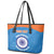 Custom India Cricket Leather Tote Bag Go Women In Blue - Wonder Print Shop