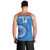 Custom India Cricket Men Tank Top Go Women In Blue