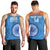 Custom India Cricket Men Tank Top Go Women In Blue