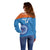 Custom India Cricket Off Shoulder Sweater Go Women In Blue