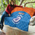 Custom India Cricket Quilt Go Women In Blue