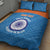 Custom India Cricket Quilt Bed Set Go Women In Blue