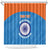 Custom India Cricket Shower Curtain Go Women In Blue