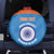 Custom India Cricket Spare Tire Cover Go Women In Blue