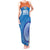 Custom India Cricket Tank Maxi Dress Go Women In Blue