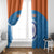 Custom India Cricket Window Curtain Go Women In Blue