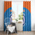 Custom India Cricket Window Curtain Go Women In Blue