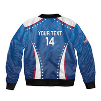 Custom USA 2025 Volleyball Bomber Jacket Sporty Style