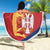 Custom Serbia Volleyball Beach Blanket 2025 Go Champions