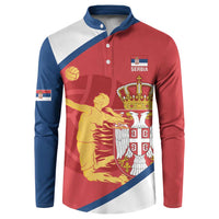 Custom Serbia Volleyball Button Sweatshirt 2025 Go Champions
