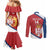 Custom Serbia Volleyball Couples Matching Mermaid Dress and Long Sleeve Button Shirt 2025 Go Champions