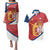 Custom Serbia Volleyball Couples Matching Puletasi and Hawaiian Shirt 2025 Go Champions