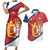 Custom Serbia Volleyball Couples Matching Short Sleeve Bodycon Dress and Hawaiian Shirt 2025 Go Champions