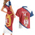 Custom Serbia Volleyball Couples Matching Short Sleeve Bodycon Dress and Hawaiian Shirt 2025 Go Champions