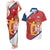 Custom Serbia Volleyball Couples Matching Tank Maxi Dress and Hawaiian Shirt 2025 Go Champions