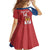 Custom Serbia Volleyball Family Matching Long Sleeve Bodycon Dress and Hawaiian Shirt 2025 Go Champions