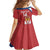 Custom Serbia Volleyball Family Matching Off Shoulder Maxi Dress and Hawaiian Shirt 2025 Go Champions