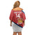 Custom Serbia Volleyball Family Matching Off Shoulder Short Dress and Hawaiian Shirt 2025 Go Champions