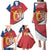 Custom Serbia Volleyball Family Matching Puletasi and Hawaiian Shirt 2025 Go Champions