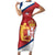 Custom Serbia Volleyball Family Matching Short Sleeve Bodycon Dress and Hawaiian Shirt 2025 Go Champions