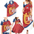 Custom Serbia Volleyball Family Matching Summer Maxi Dress and Hawaiian Shirt 2025 Go Champions