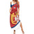 Custom Serbia Volleyball Family Matching Summer Maxi Dress and Hawaiian Shirt 2025 Go Champions