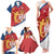 Custom Serbia Volleyball Family Matching Tank Maxi Dress and Hawaiian Shirt 2025 Go Champions