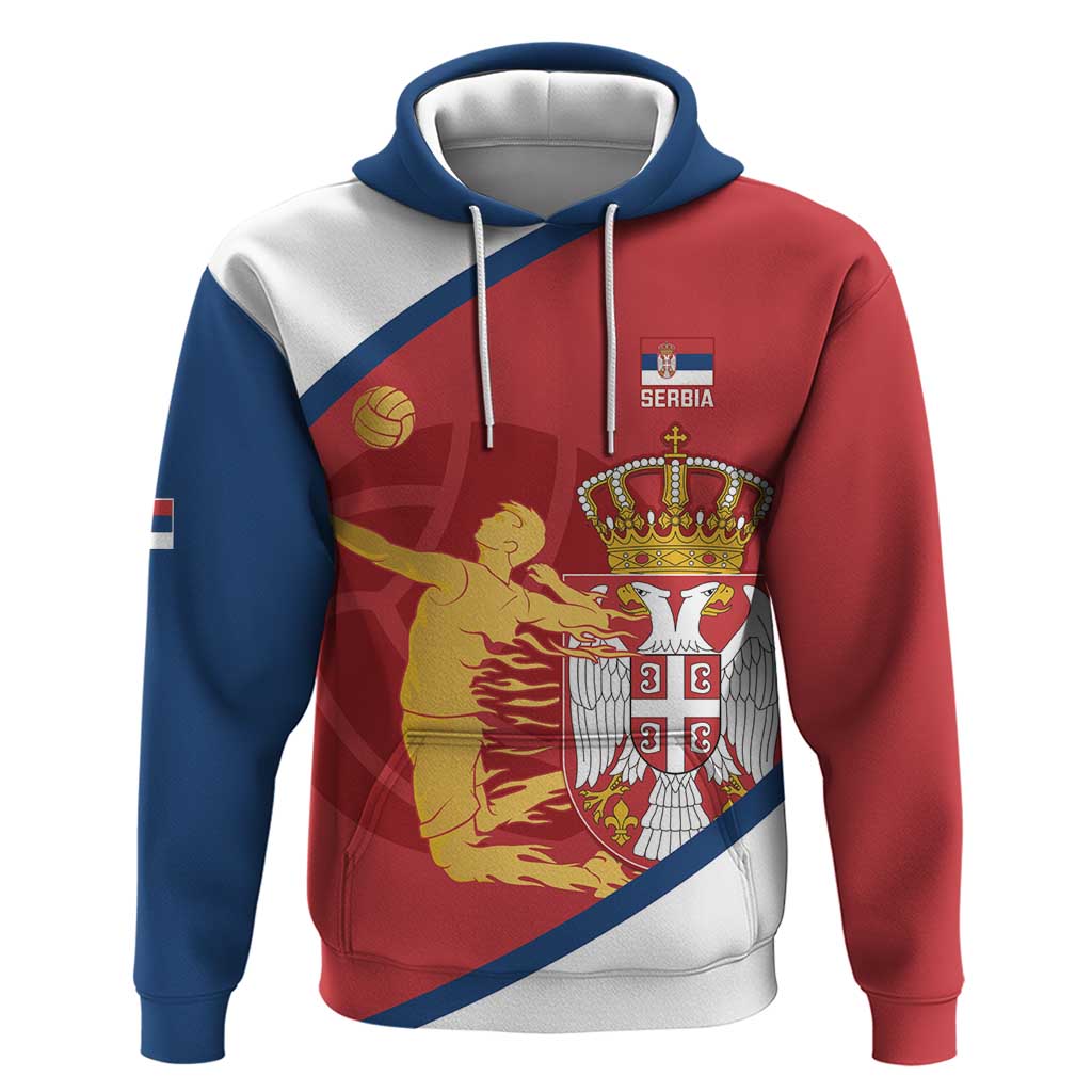 Custom Serbia Volleyball Hoodie 2025 Go Champions