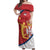 Custom Serbia Volleyball Off Shoulder Maxi Dress 2025 Go Champions