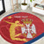 Custom Serbia Volleyball Round Carpet 2025 Go Champions