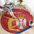 Custom Serbia Volleyball Round Carpet 2025 Go Champions