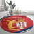 Custom Serbia Volleyball Round Carpet 2025 Go Champions