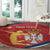 Custom Serbia Volleyball Round Carpet 2025 Go Champions