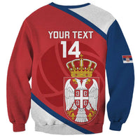 Custom Serbia Volleyball Sweatshirt 2025 Go Champions