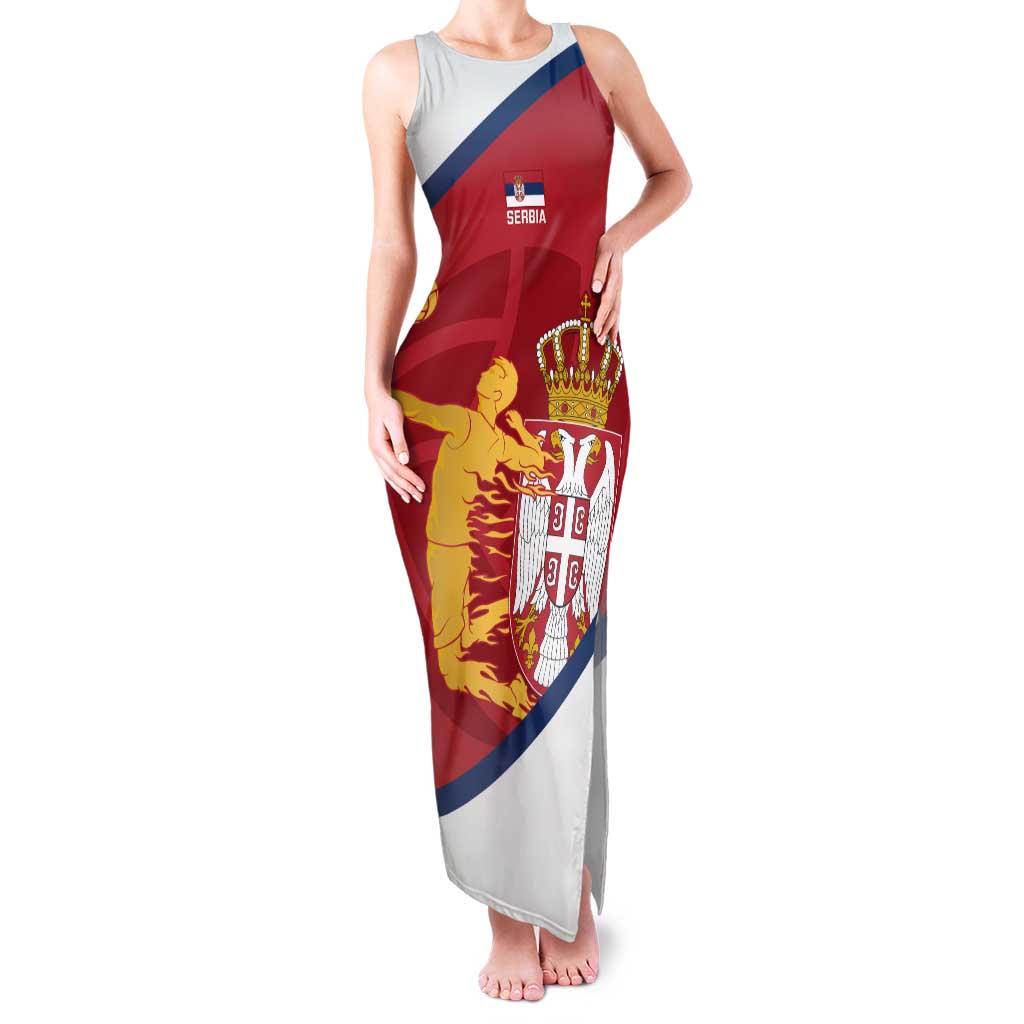 Custom Serbia Volleyball Tank Maxi Dress 2025 Go Champions