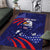 Custom USA Ice Hockey Area Rug United States Eagle Mascot