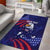 Custom USA Ice Hockey Area Rug United States Eagle Mascot