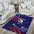 Custom USA Ice Hockey Area Rug United States Eagle Mascot