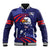 Custom USA Ice Hockey Baseball Jacket United States Eagle Mascot