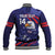 Custom USA Ice Hockey Baseball Jacket United States Eagle Mascot