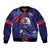 Custom USA Ice Hockey Bomber Jacket United States Eagle Mascot