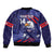 Custom USA Ice Hockey Bomber Jacket United States Eagle Mascot