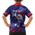 Custom USA Ice Hockey Family Matching Long Sleeve Bodycon Dress and Hawaiian Shirt United States Eagle Mascot