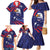 Custom USA Ice Hockey Family Matching Mermaid Dress and Hawaiian Shirt United States Eagle Mascot