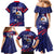 Custom USA Ice Hockey Family Matching Mermaid Dress and Hawaiian Shirt United States Eagle Mascot